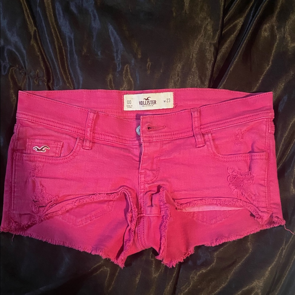 Pink hollister shorts size 00